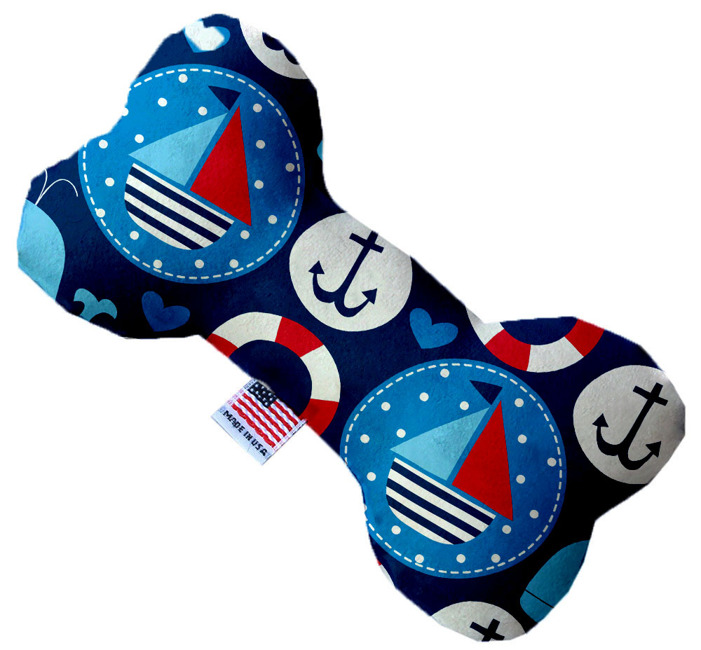 6 In. Anchors Away Bone Dog Toy