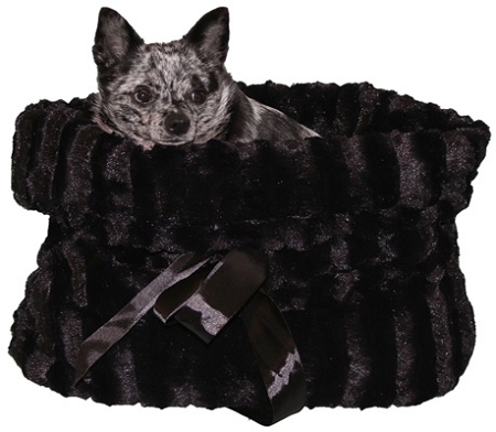 500-037 Black Reversible Snuggle Bugs Pet Bed, Bag & Car Seat