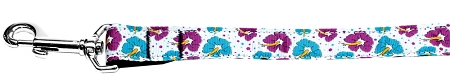 125-186 5804 Blue & Purple Hibiscus Flower Nylon Dog Leash, 0.63 in. x 4 ft. 125-186 5804 Blue & Purple Hibiscus Flower Nylon Dog Leash, 0.63 in. x 4 ft.
