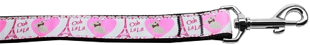 125-198 5804 Oh La La Paris Nylon Dog Leash, 0.63 in. x 4 ft. 125-198 5804 Oh La La Paris Nylon Dog Leash, 0.63 in. x 4 ft.
