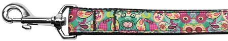 125-225 3804 Turquoise Paisley Nylon Dog Leash, 0.38 in. x 4 ft. 125-225 3804 Turquoise Paisley Nylon Dog Leash, 0.38 in. x 4 ft.