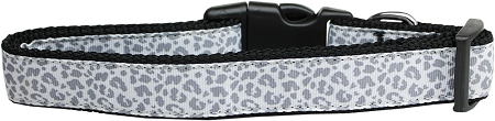 125-237 3804 Silver Leopard Nylon Dog Leash, 0.38 in. x 4 ft. 125-237 3804 Silver Leopard Nylon Dog Leash, 0.38 in. x 4 ft.