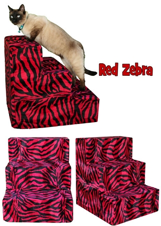 500-081 Rzb Red Zebra Pet Steps