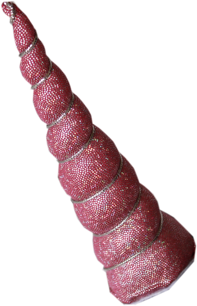 Unicorn Horn For Pets Sparkle, Bright Pink - Large & Extra Large