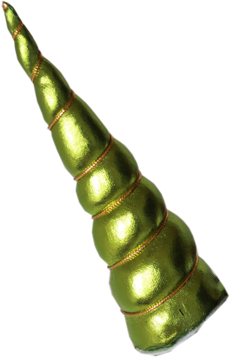 Unicorn Horn For Pets Metallic, Lime Green - Large & Extra Large