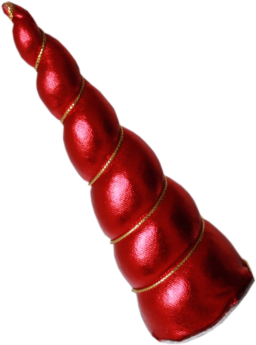 Unicorn Horn For Pets Metallic, Red - Large & Extra Large