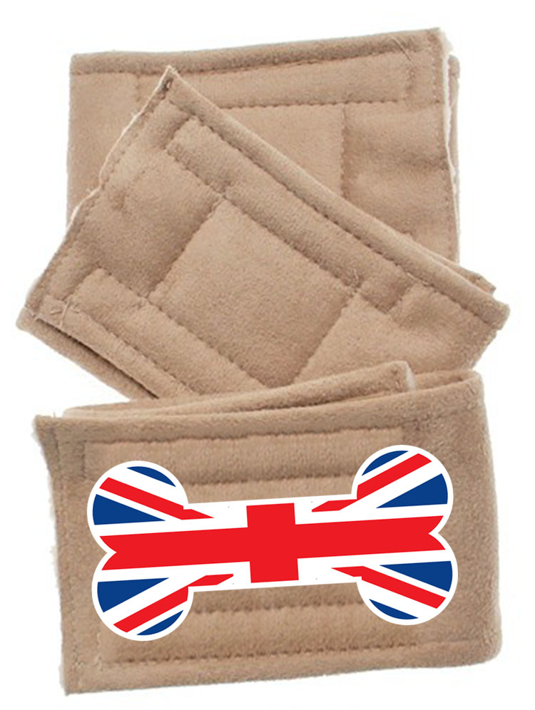 British Bone Flag Peter Pads, Large - Pack Of 3