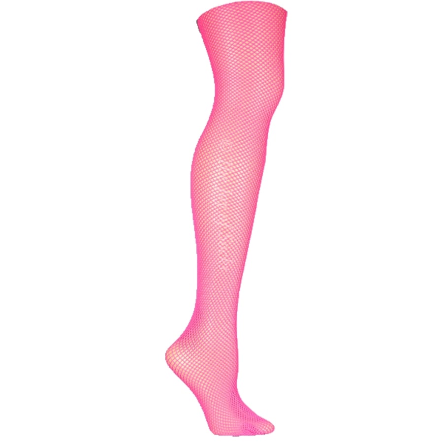 Costumes For All Occasions Ua01np Mesh Pantyhose Neon Pink 1 Sz