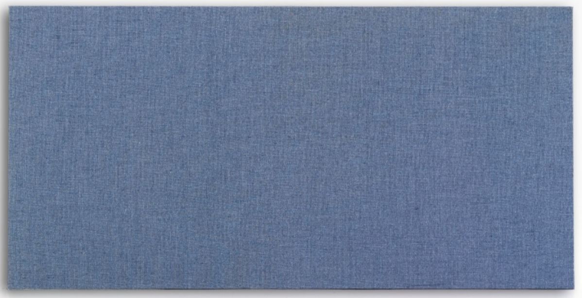 Fb3550035 42 X 60 In. Sapphire Blend Burlap Wrapped Edge With Square Corner Bulletin Board