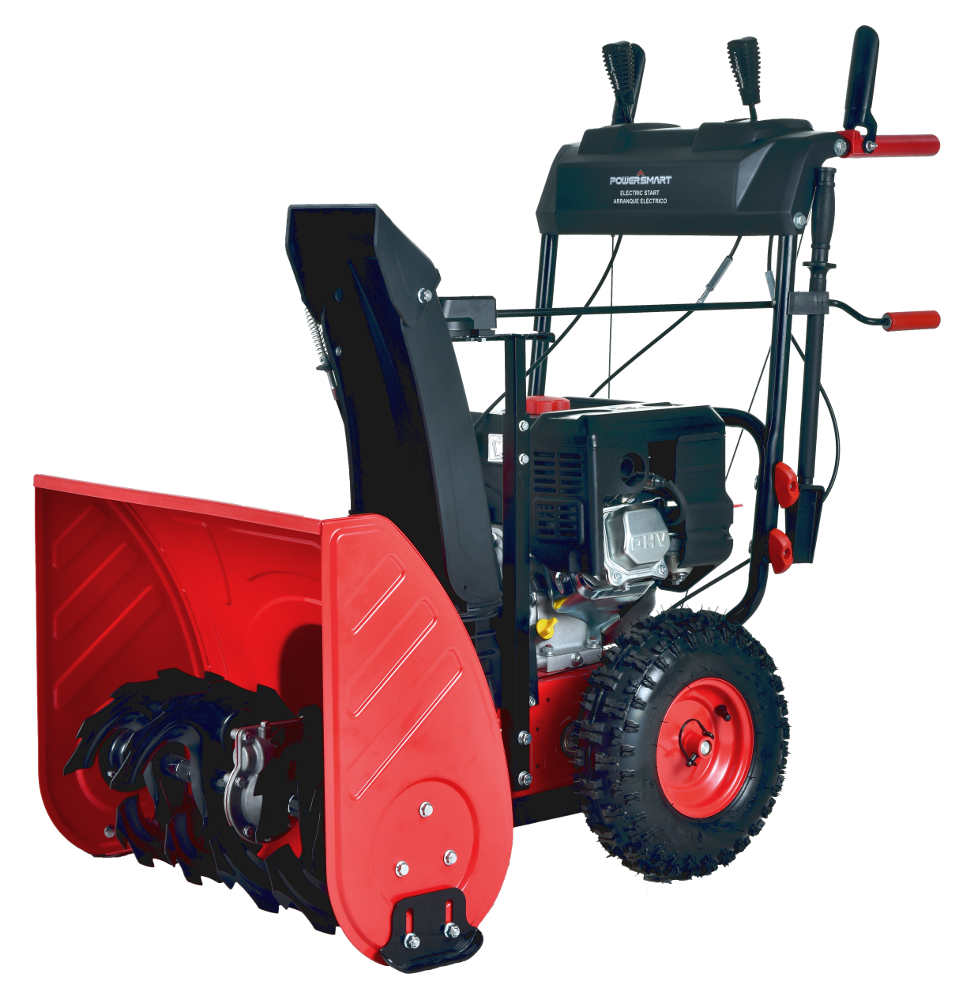 Pss2240 24 In. 212 Cc Two-stage Electric Start Gas Snow Blower, Red & Black