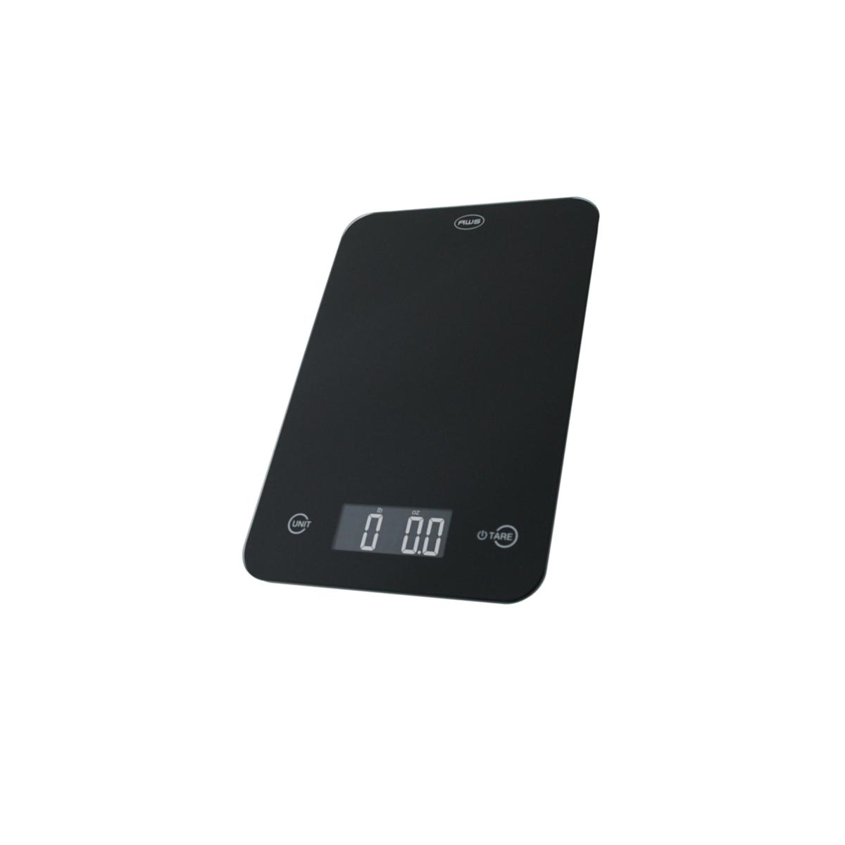 Picture of American Weigh Scales ONYX-5KG-BLK Kitchen Scale with Large Glass