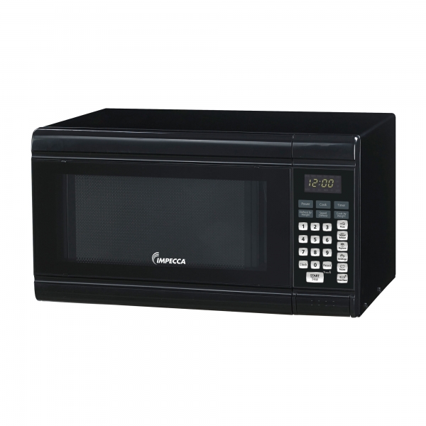 Impecca Cm0991k 0.9 Cu.ft. Counter Top Microwave Oven, Black - 900 Watt