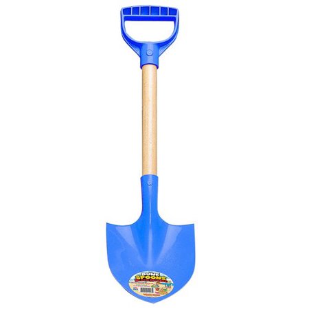 01258-1b S Beach Diggers Plastic Kid Shovels For Sand Or Snow - Blue