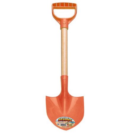 01258-1o S Beach Diggers Plastic Kid Shovels For Sand Or Snow - Orange