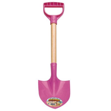 01258-1p S Beach Diggers Plastic Kid Shovels For Sand Or Snow - Pink