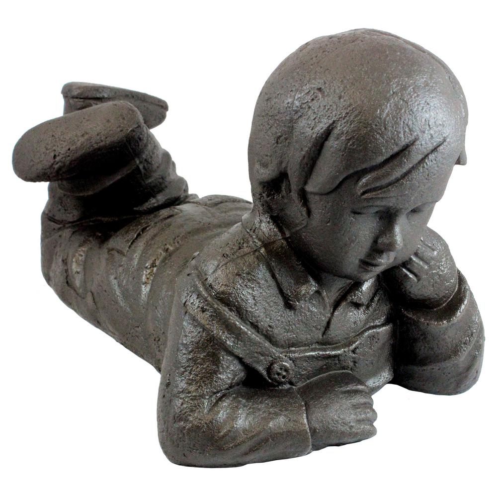 Emsco 92246-1 16 In. Natural Bronze Appearance Day Dreaming Boy Statue
