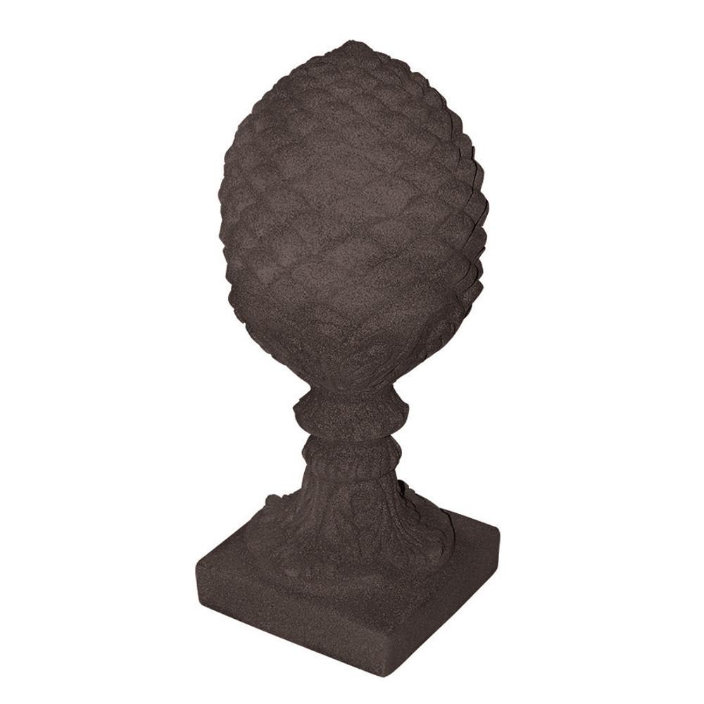 Emsco 92255-1 23 In. Natural Bronze Appearance Pineapple Statue