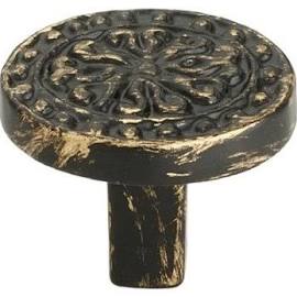 Ck144abp 1.5 In. Decorative Antique Brass Patina Cabinet Knob, Pack Of 5