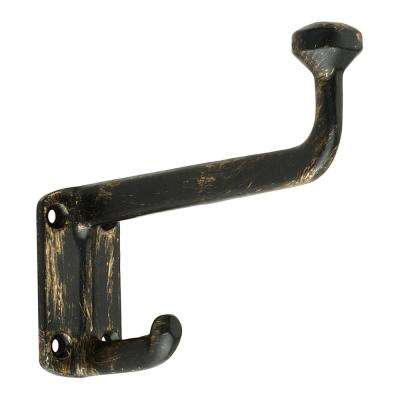 Hk030abp 4.5 In. Straight Antique Brass Hat & Coat Hook, Pack Of 5
