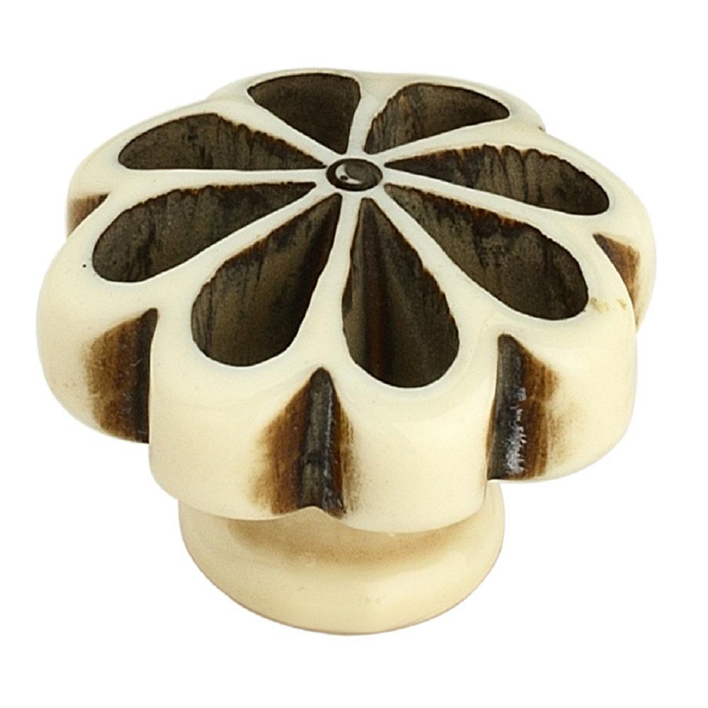 1.3 In. Crafted Cream Cabinet Knob, Pack Of 5