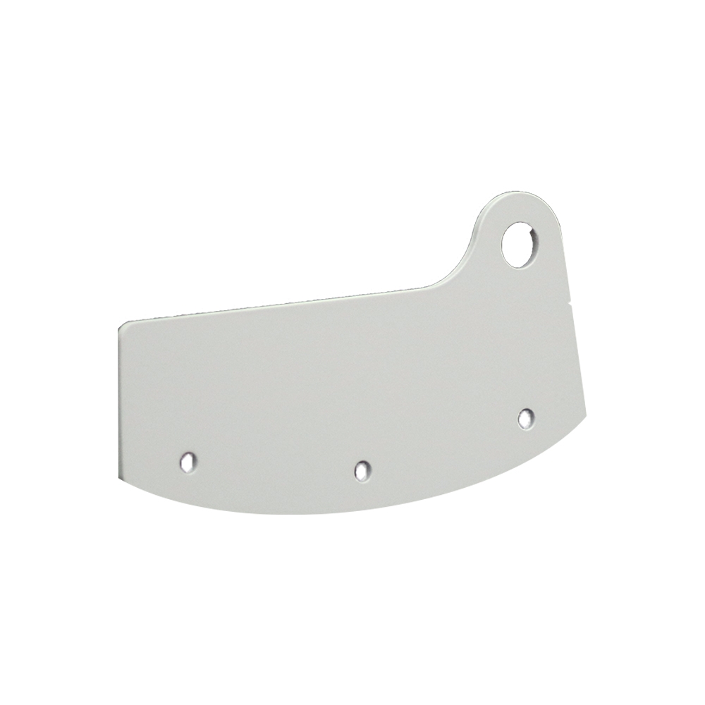 Ac-la8-fly-wh Fly Metal Plates Plus 6 Zinc Plated Bolt, White - 0.25 X 20 X 0.5 In.