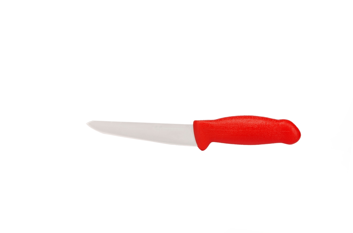 Hm-02-15 6 In. Butchers Boss Knife, Red