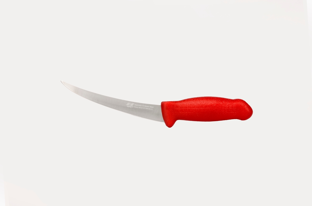 Hm-03-15 6 In. Butchers Flexy Boning Knife, Red