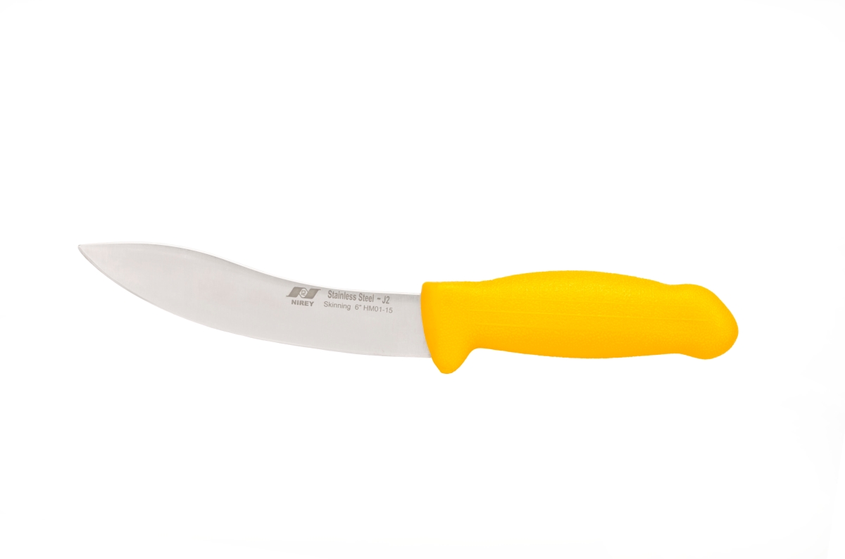 F-j2-0115kp 6 In. Butchers Skinning Knife, Yellow