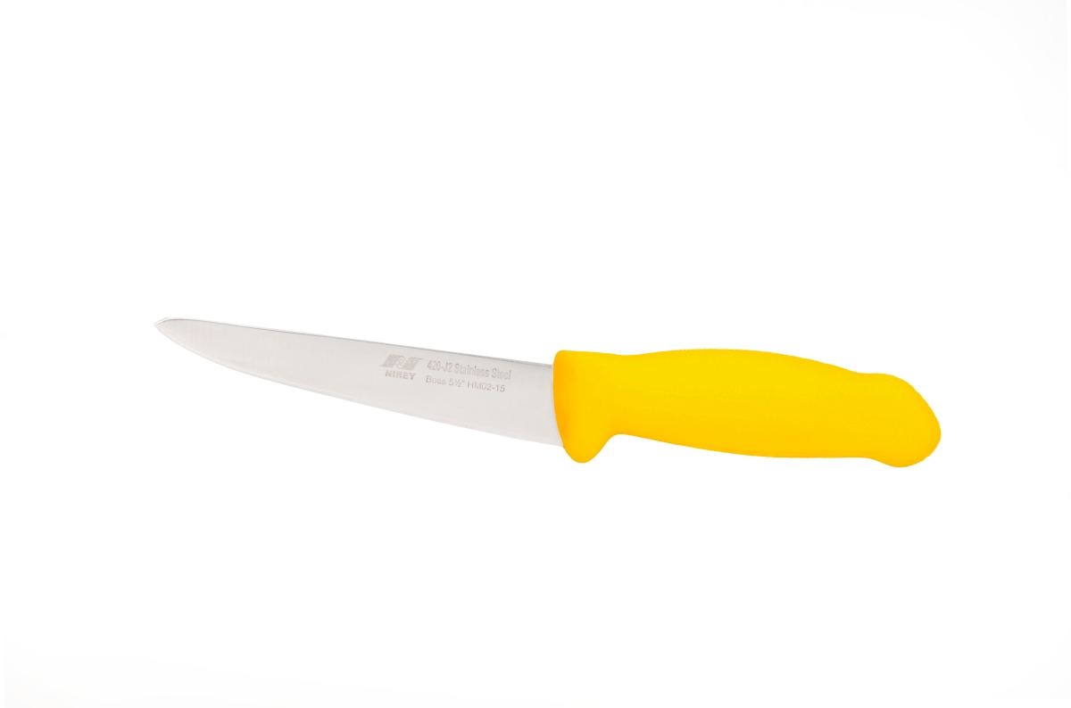 F-j2-0215-kp 6 In. Butchers Boss Knife, Yellow