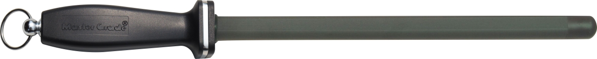 St-2800 L11 In. & 8 Mohs Impact Resistant Rod With 2 Stripes & Straight End Cap, Black Ceramic - 0.6 Dia.