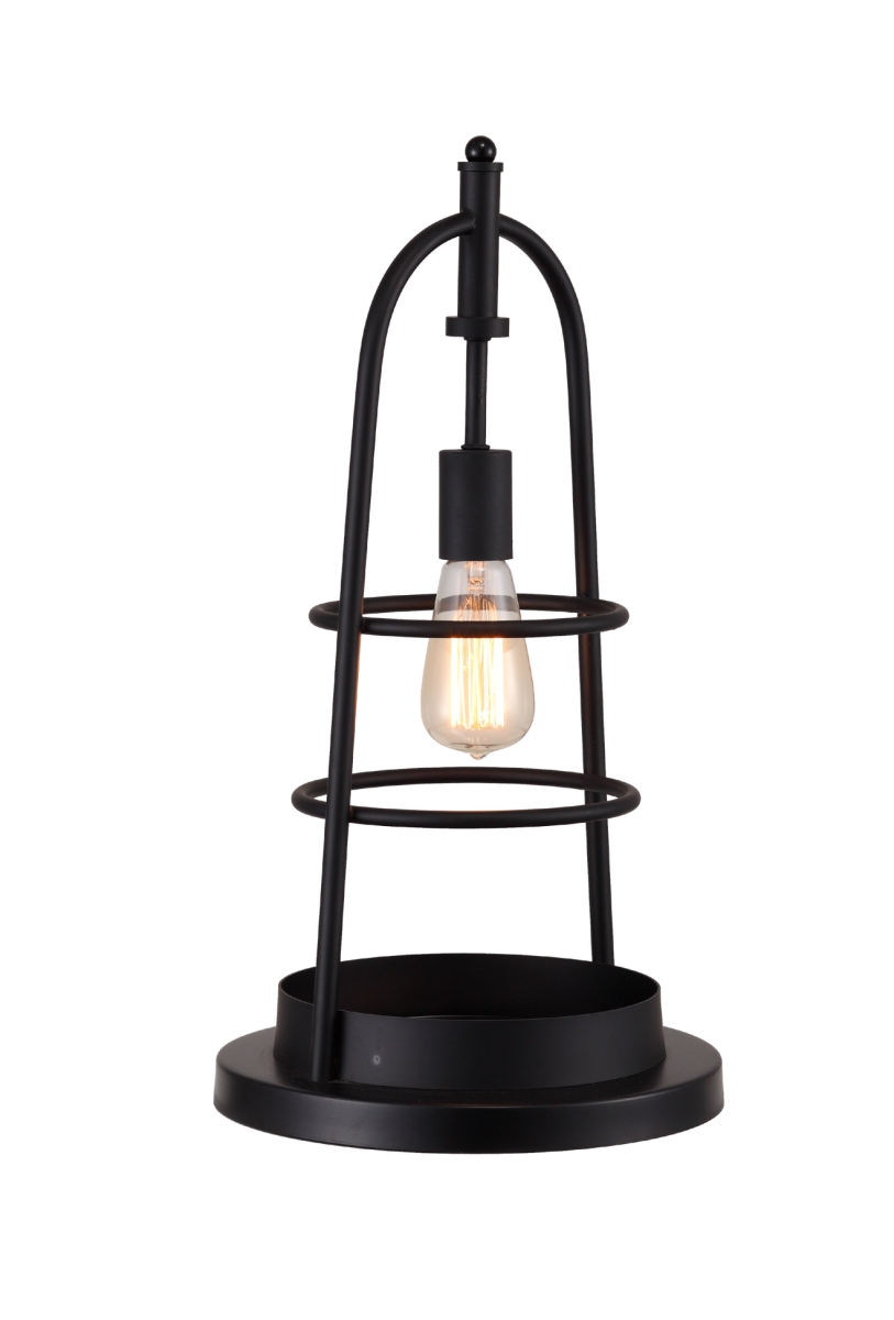 Wk-1003-02 Hennessey Table Lamp, Black
