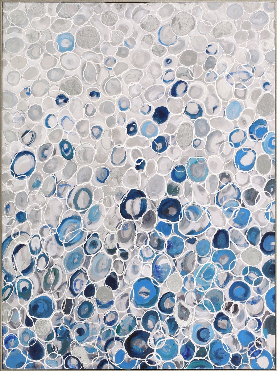 Fx-1201-37 Blue Bubbles Wall Decor, Multi