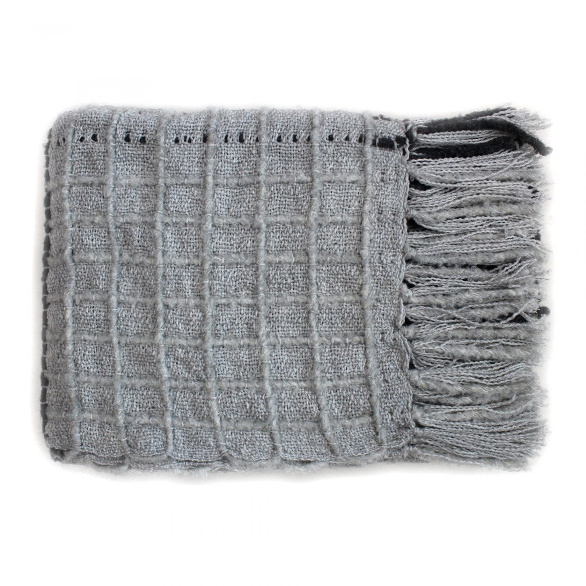 Ox-1030-07 50 X 0.5 X 60 In. Felicity Throw, Charcoal