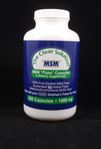 Msm Health Solutions 128 1000 Mg Bulk Flake Vegetable Capsules, 350 Count