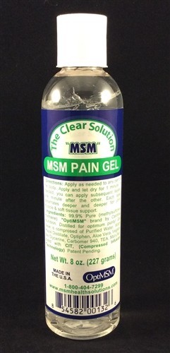 Msm Health Solutions 157 8 Oz Pain Gel Squeeze Bottle