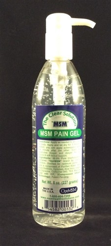 Msm Health Solutions 1611 8 Oz Pain Gel Pump Bottle
