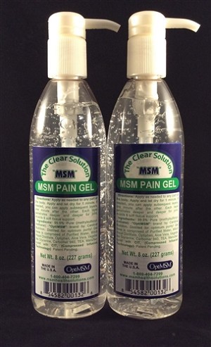 Msm Health Solutions 1612 8 Oz Pain Gel, 2 Pump Bottle