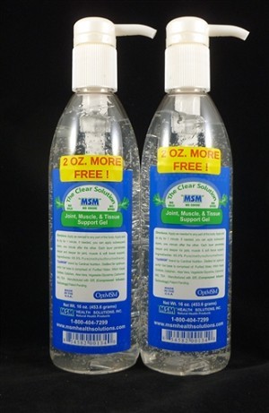 Msm Health Solutions 1615 16 Oz Pain Gel, 2 Pump Bottle