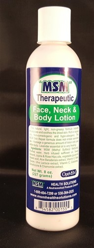 Msm Health Solutions 172 8 Oz Therapeutic Face, Neck & Body Lotion Squeeze Bottle