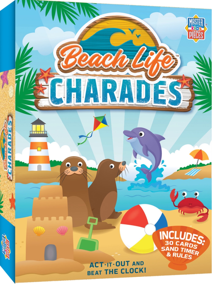 42337 Beach Life Charades Card Game