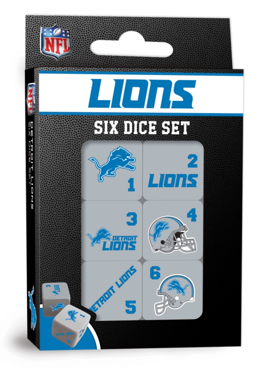 UPC 705988000058 product image for Masterpiece DEL3140.01 NFL Detroit Lions Dice Set | upcitemdb.com
