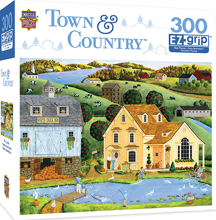 31728 Town And Country The White Duck Inn Ez Grip Puzzle, 300 Pieces