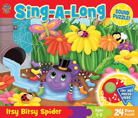 11653 Sing-a-long The Itsy Bitsy Spider Sound Floor Puzzle, 24 Pieces