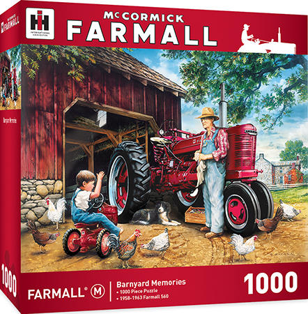 71741 Barnyard Memories Farmall Puzzle, 1000 Pieces