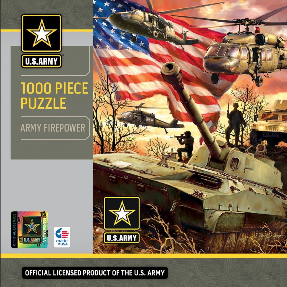 71693 Us Army - Army Firepower Jigsaw Puzzle, 1000 Pieces
