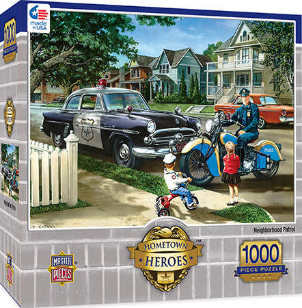 71738 Neighborhood Patrol Hometown Heroes Puzzle, 1000 Pieces