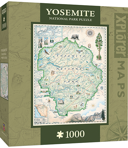 71699 Yosemite Map Jigsaw Puzzle