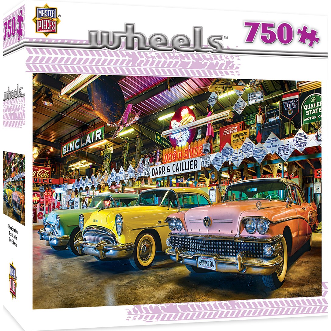 Masterpieces Puzzle 31689 Wheels - Three Beauties Puzzle - 750 Piece