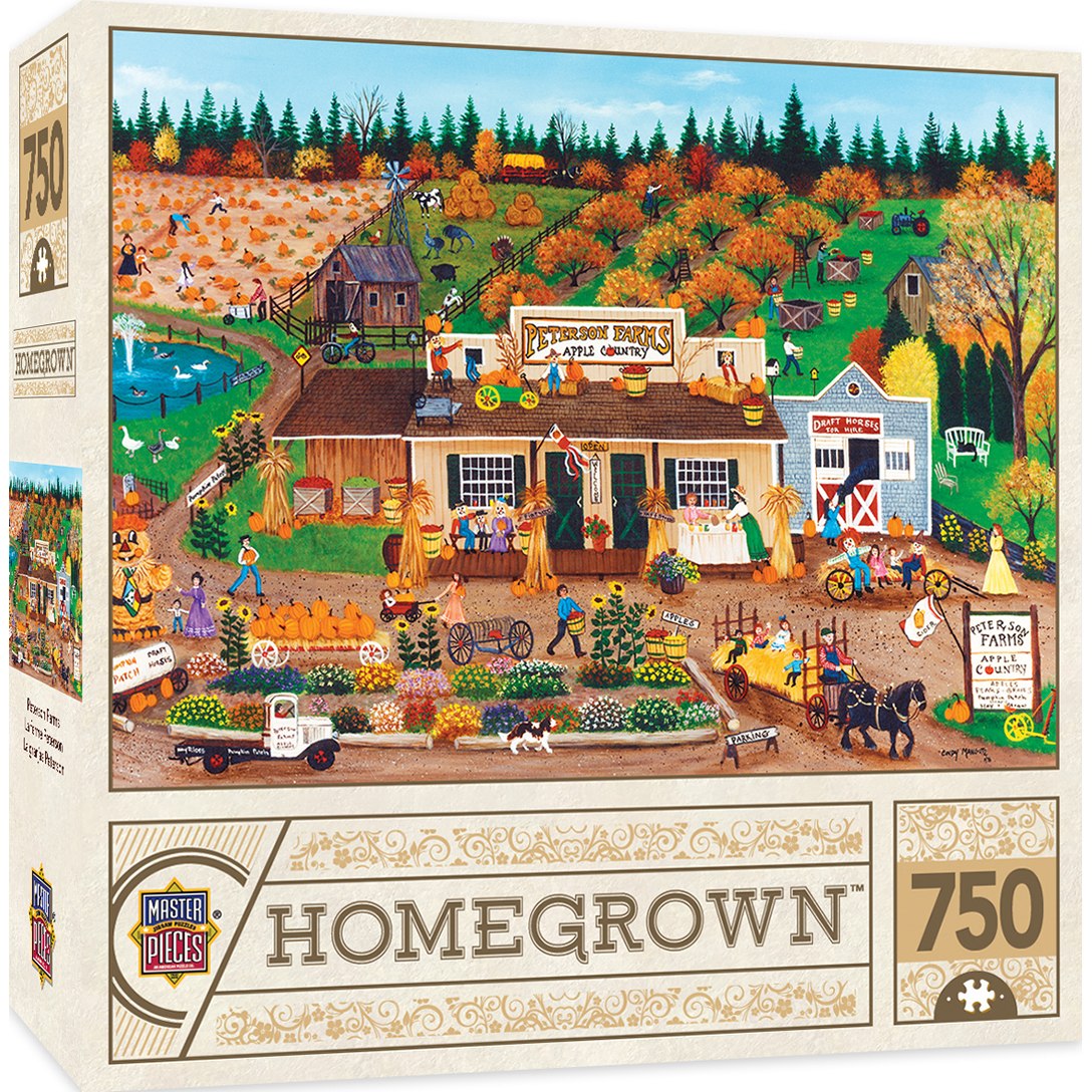 Masterpieces Puzzle 31802 Homegrown - Peterson Farms Puzzle - 750 Piece