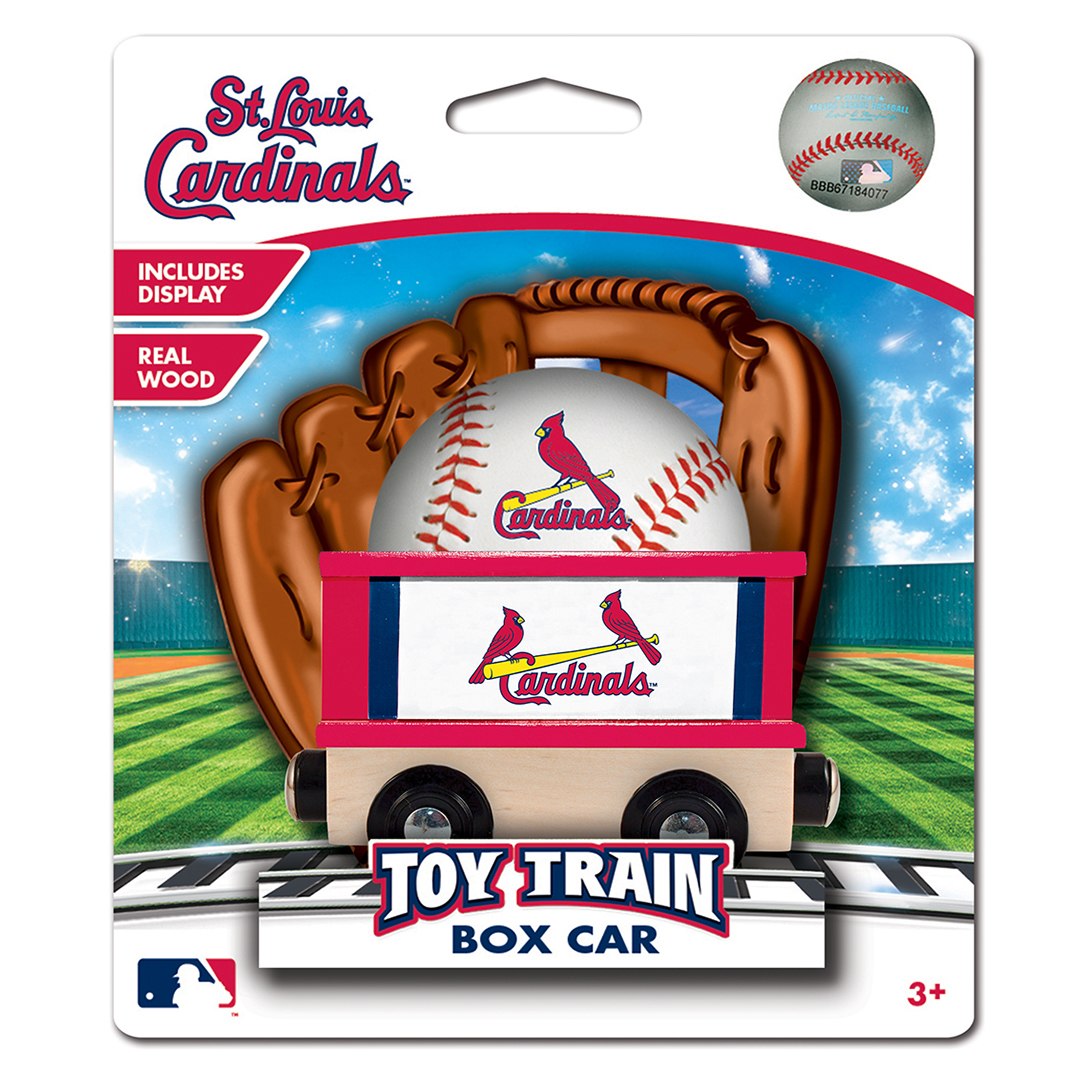 Masterpieces Puzzle 41879 MLB St. Louis Cardinals Wood Train Box Car